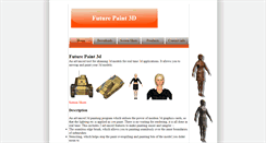 Desktop Screenshot of futurepaint3d.com