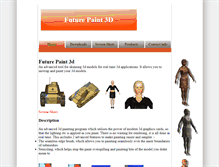 Tablet Screenshot of futurepaint3d.com